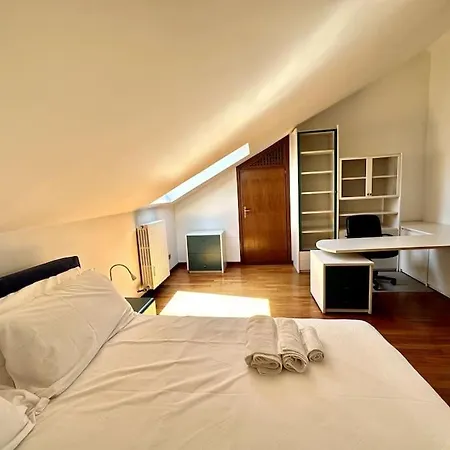Apartamento Elegante Attico Bilivello Con Vista Sulla Mole